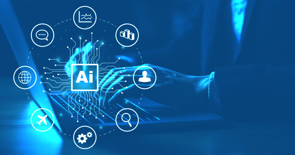 Overview of the evolving role of AI in digital advertising.