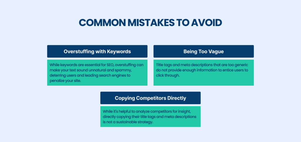 Common Mistakes