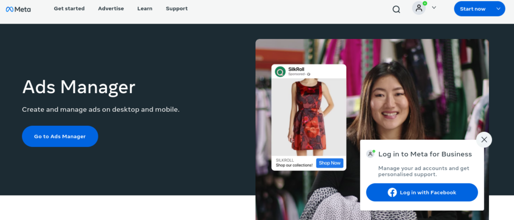 Facebook ads manager