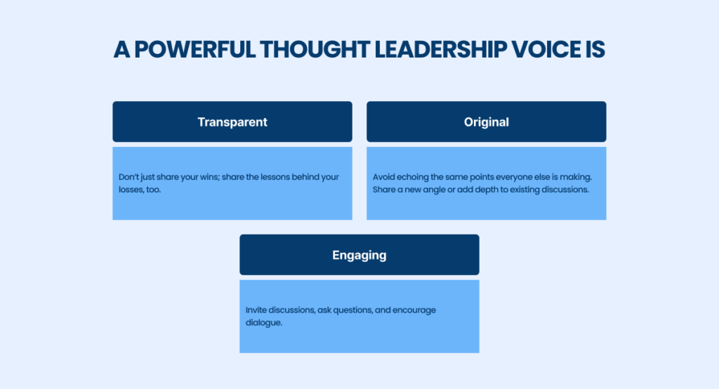 Thought Leadership Voice