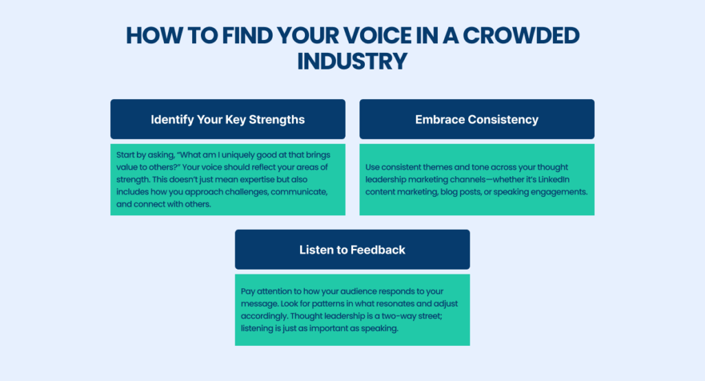 Your Voice in a Crowded Industry